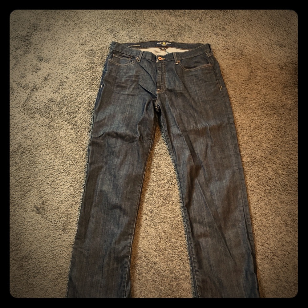 Dark blue jeans