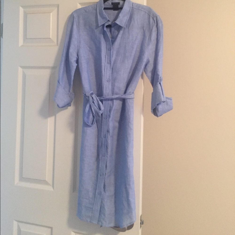 Ann Taylor wrap button down dress