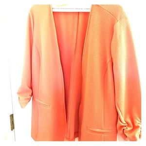 Coral pretty blazer. Versatile!
