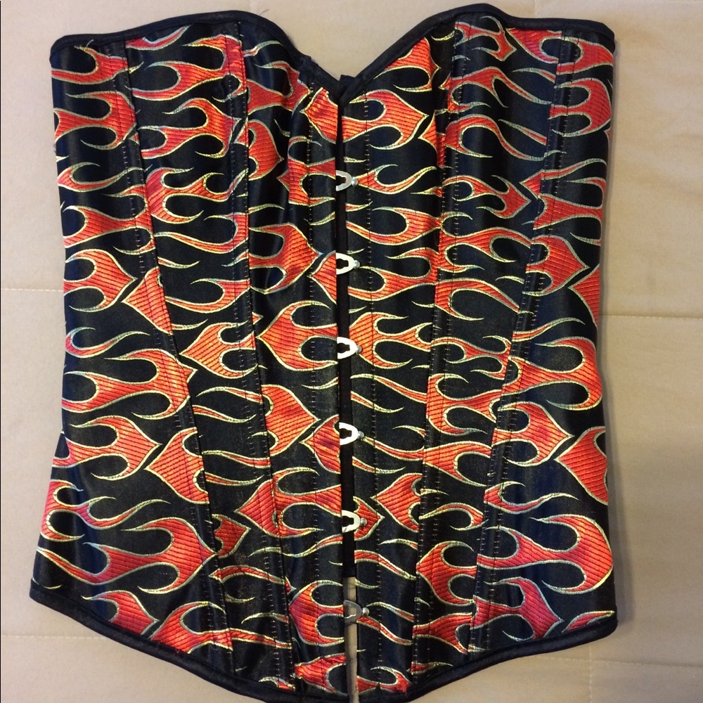 🔥Fire Flames Fashion Corset Small