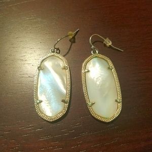 Kendra Scott Elle earrings Ivory pearl and gold