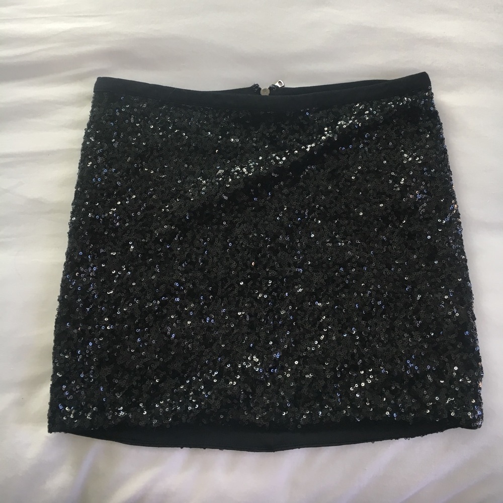Sequin Mini Skirt