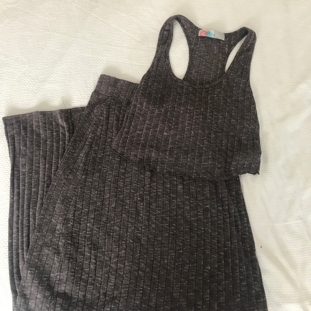 Free people maxi skirt set