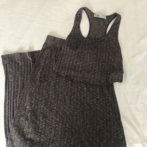 Free people maxi skirt set