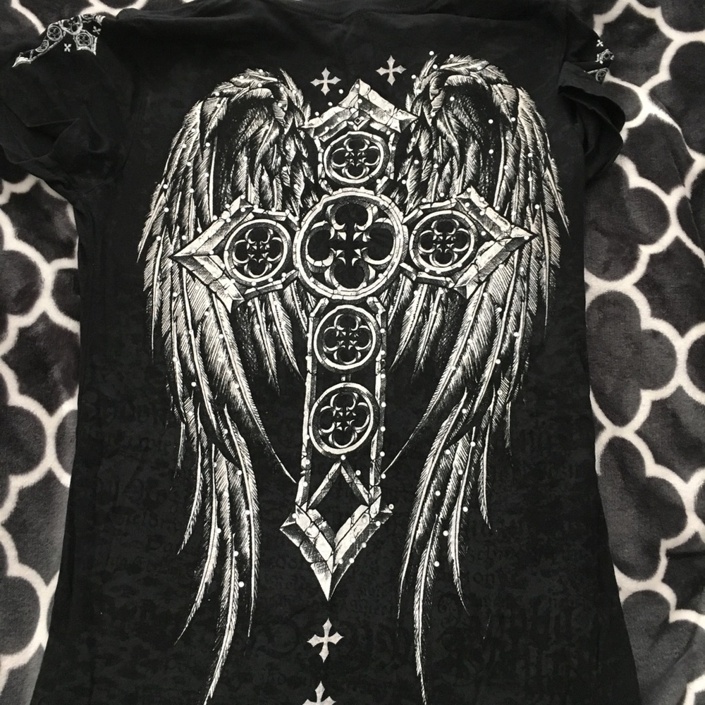 Affliction tunic t shirt
