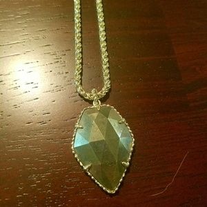 Kendra Scott Corla necklace pyrite and gold