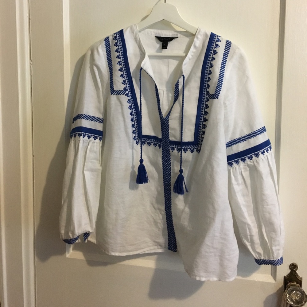 J.Crew boho blouse