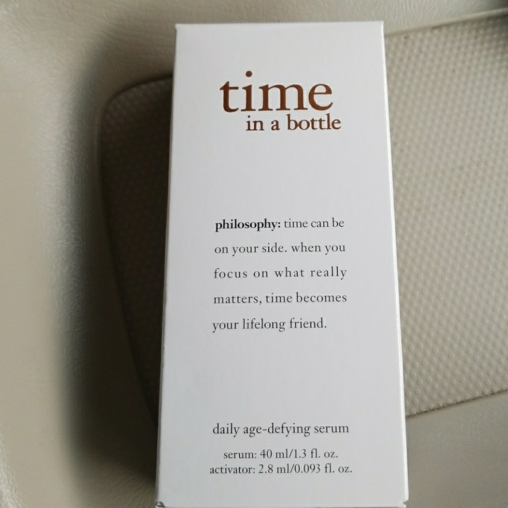 Philosophy time in a bottle brand new