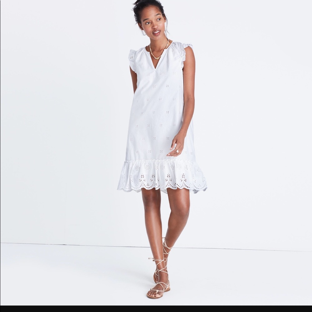 NWT Madewell “Eyelet Garden Dress”