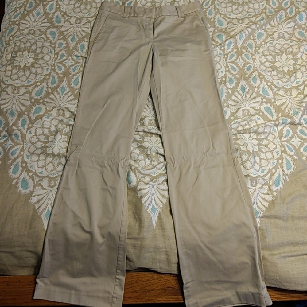 Loft Curvy Trouser in Khaki/Tan