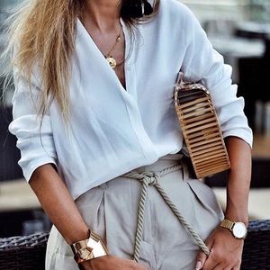 Bamboo ark cage style clutch