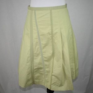 Anthroplogie Elevenses Pleated A Line Skirt