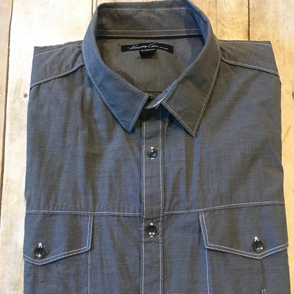 ✨NWOT Kenneth Cole NY Short Sleeve Dress Shirt✨