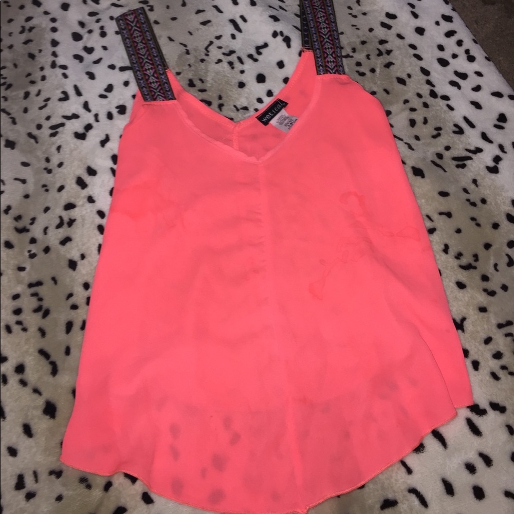 Cute bright tank top