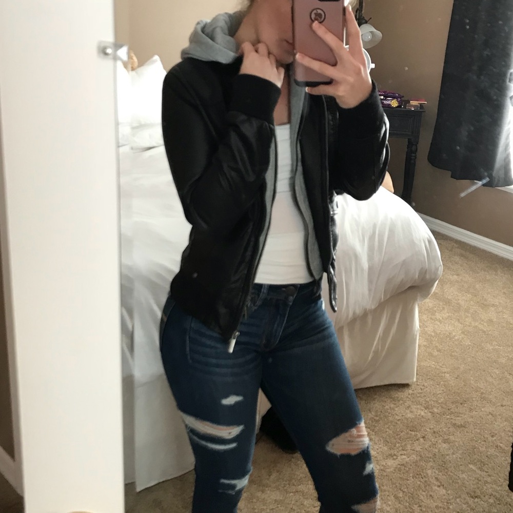 Leather jacket