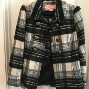 Plaid Peacoat