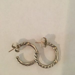 David Yurman cable hoops