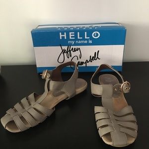 Grey leather Sandals-Jeffery Campbell