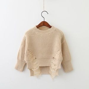 Distressed sweater