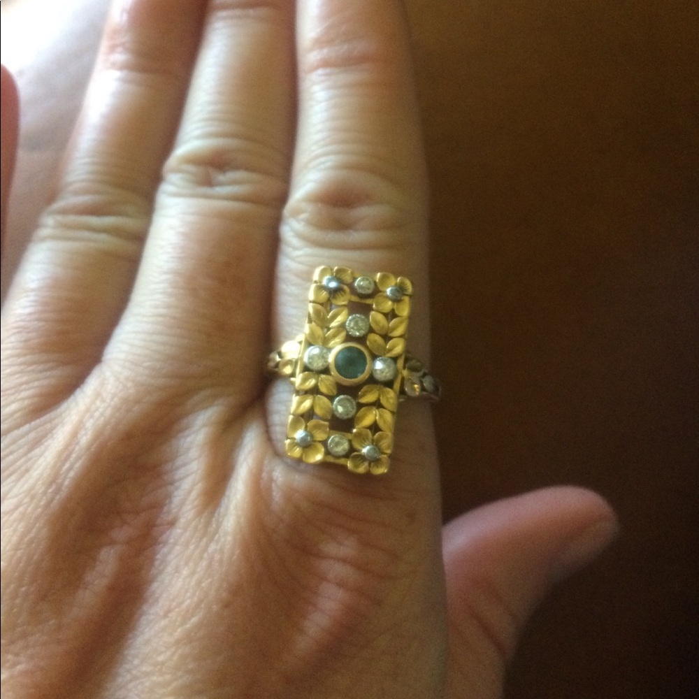 18k diamonds trade back for 18k sapphire clover