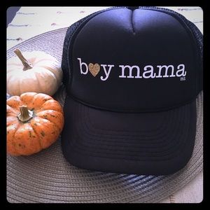 Boy mama mother trucker hat adjustable