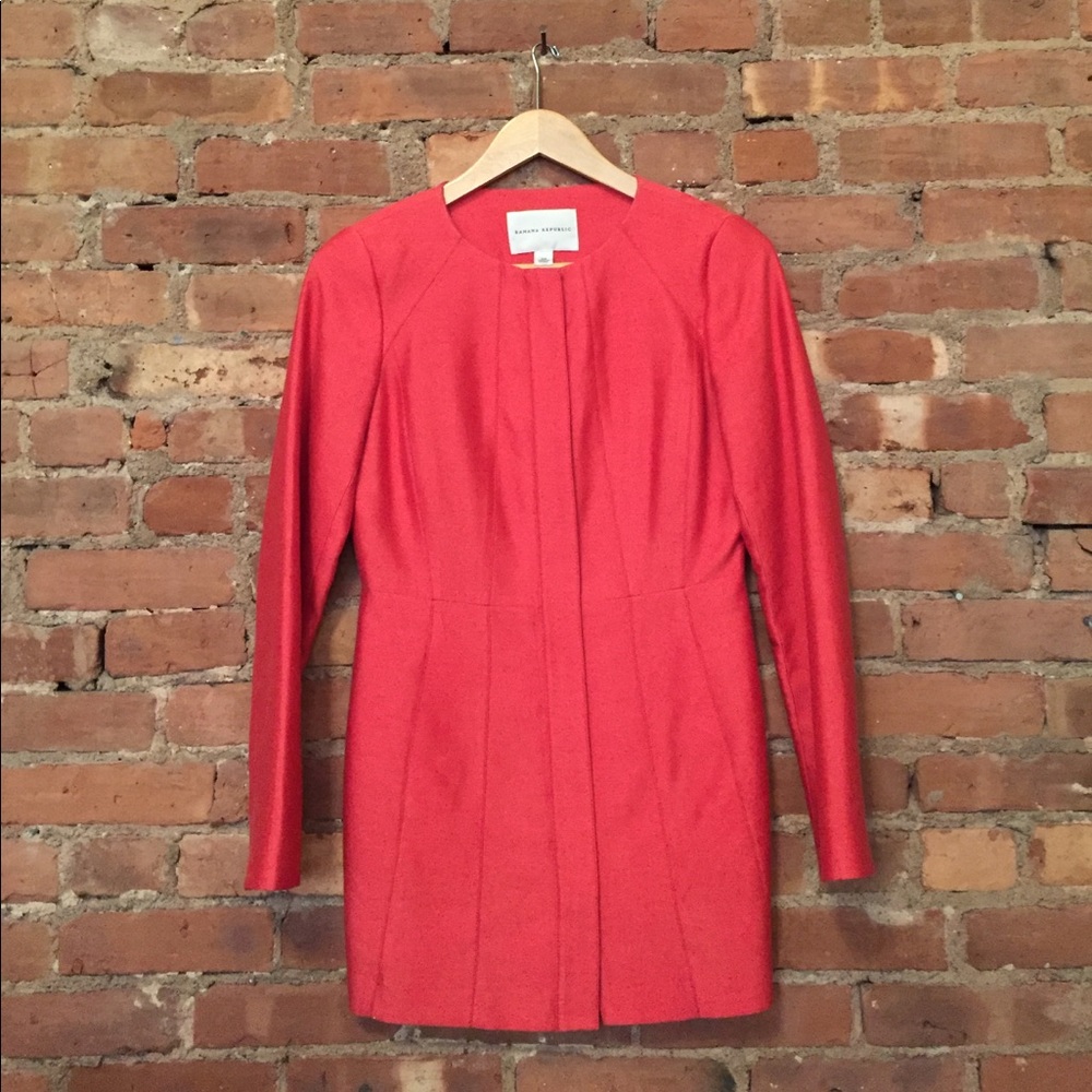 Banana Republic Coral Zip Jacket XS (Retail $175)