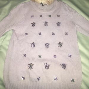 Super pretty embellished Jcrew sweater!