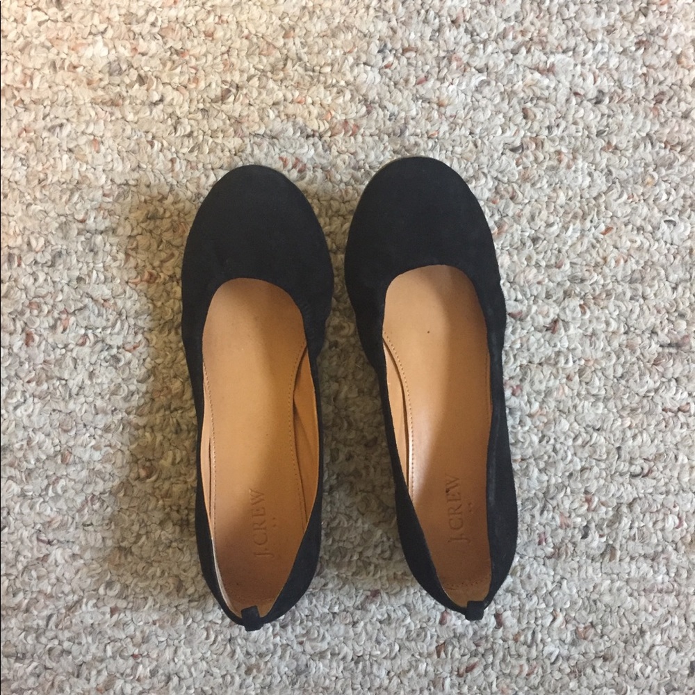 Suede ballet flats from J Crew