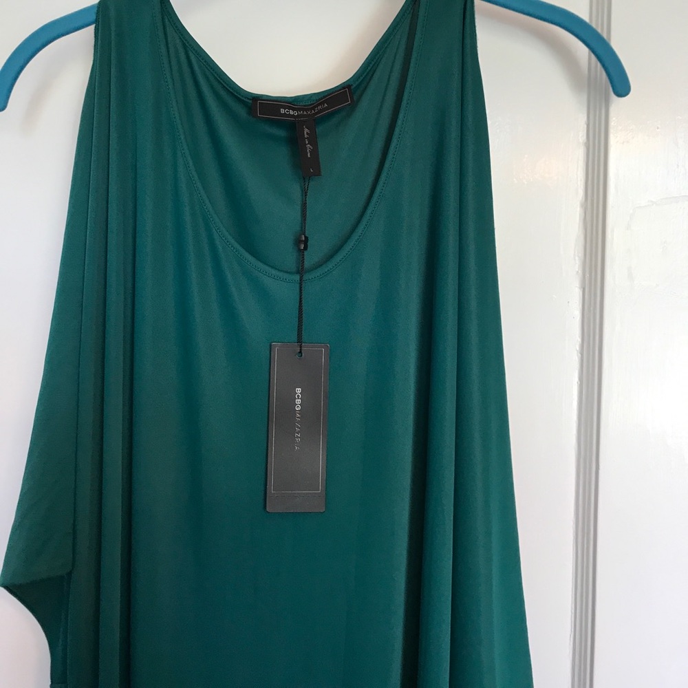 Bcbg Max Azria dress. asymmetrical hem
