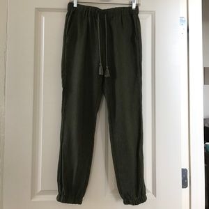 Madewell linen drawstring pants