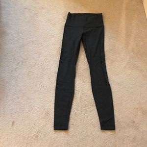 Lululemon high waisted heather gray leggings