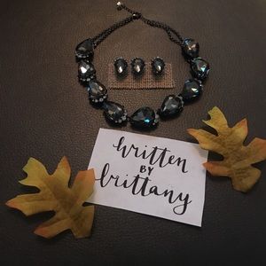 💧Teardrop Necklace & Earrings💧