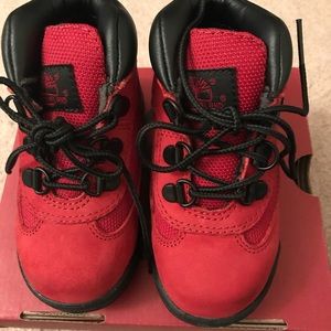 Timberland Red toddler boy boot