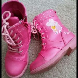 Peppa Pig pink girl boots