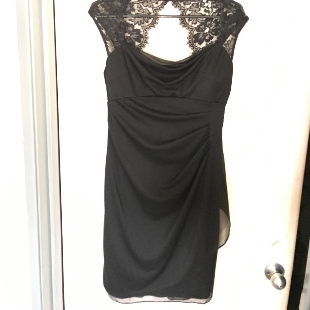 Sexy, ruched, black dress