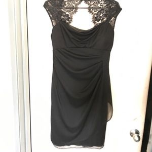 Sexy, ruched, black dress