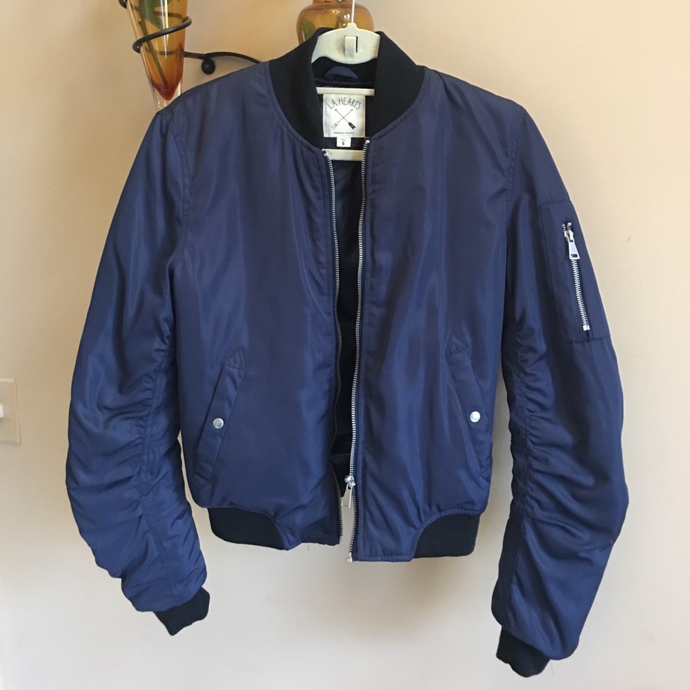 LA Hearts Navy Jacket