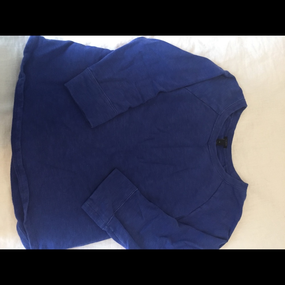 Blue J. Crew sweatshirt