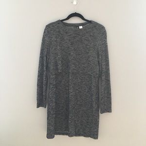 Grey Open Back Dress