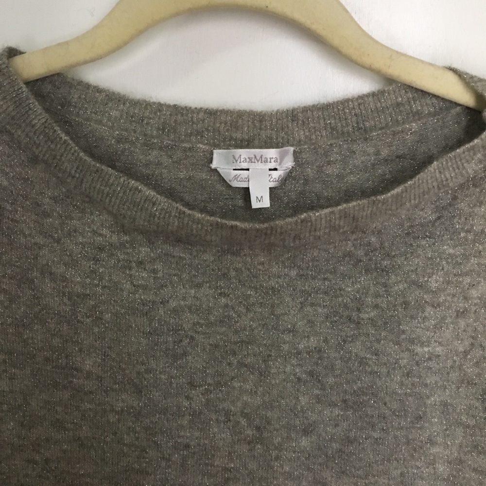 MaxMara gray cashmere sweater. Perfect condition
