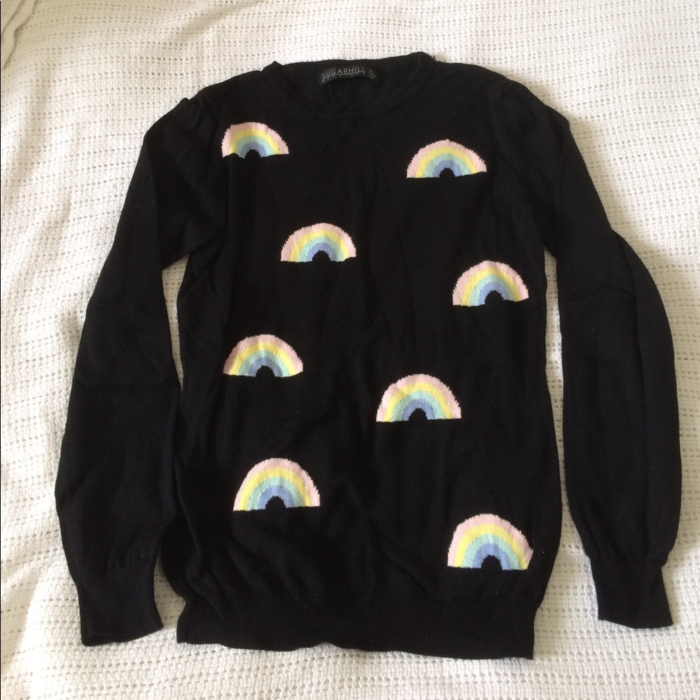 Sugar hill boutique rainbow sweater