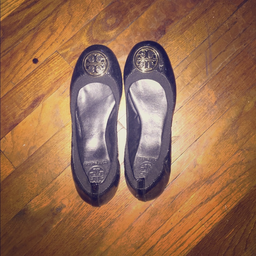 Tory Burch Caroline Patent Ballerina Flat