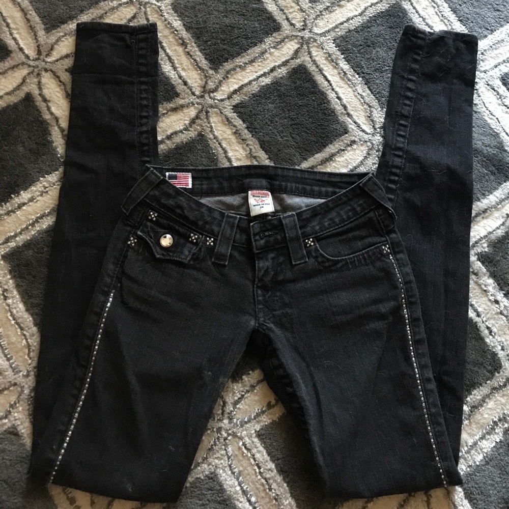 Size 24 True Religion Skinny Jeans