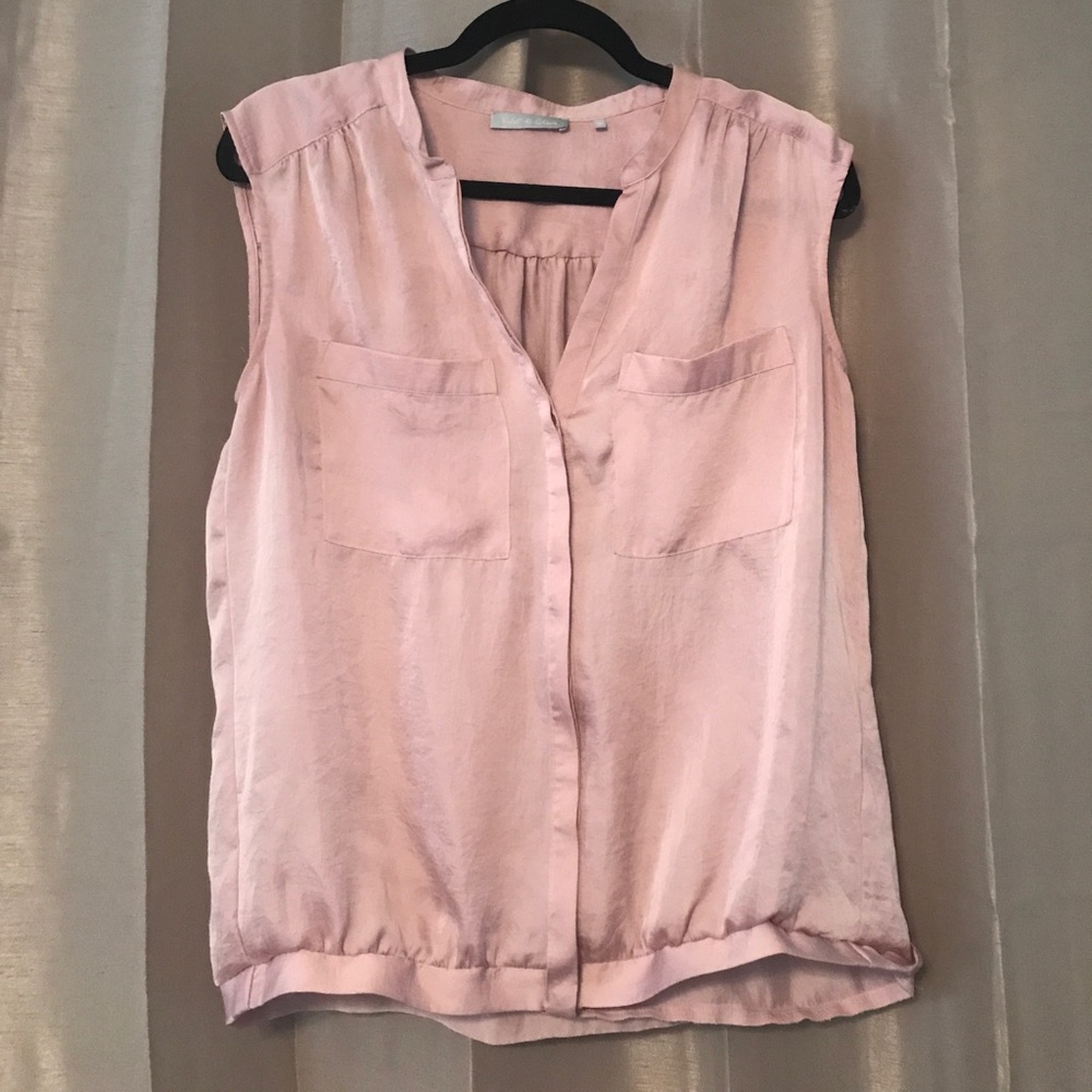 Blush Sleeveless Blouse