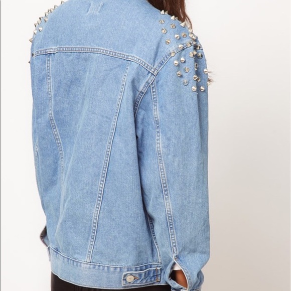 Denim Studded Jacket🌸🌸🌸 - Picture 3 of 4