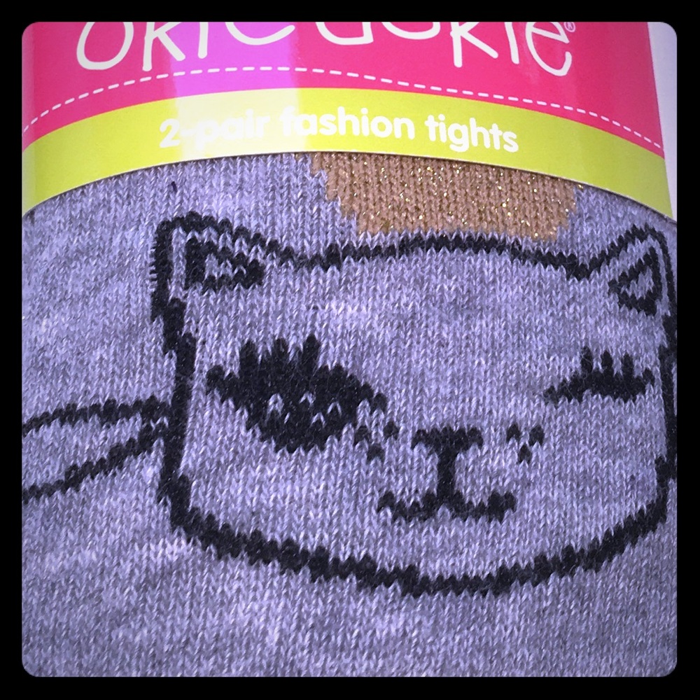 Toddler Girls Kitty Cat Tights