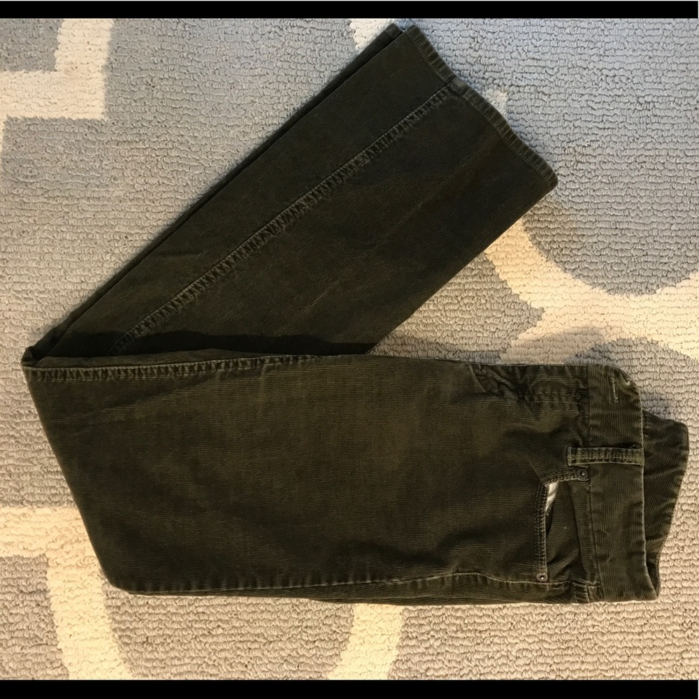 J.Crew favorite fit green cords