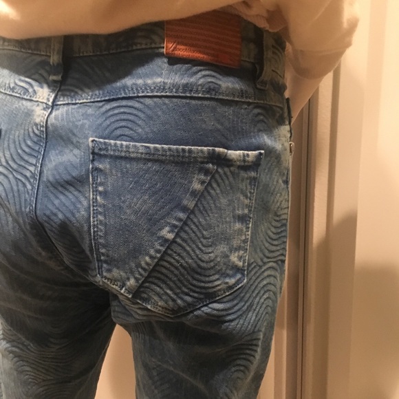 Acoté patterned jeans. (French brand) - Picture 4 of 5