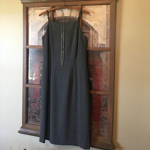 Fully Lined Grey Ann Taylor Dress Size 6.