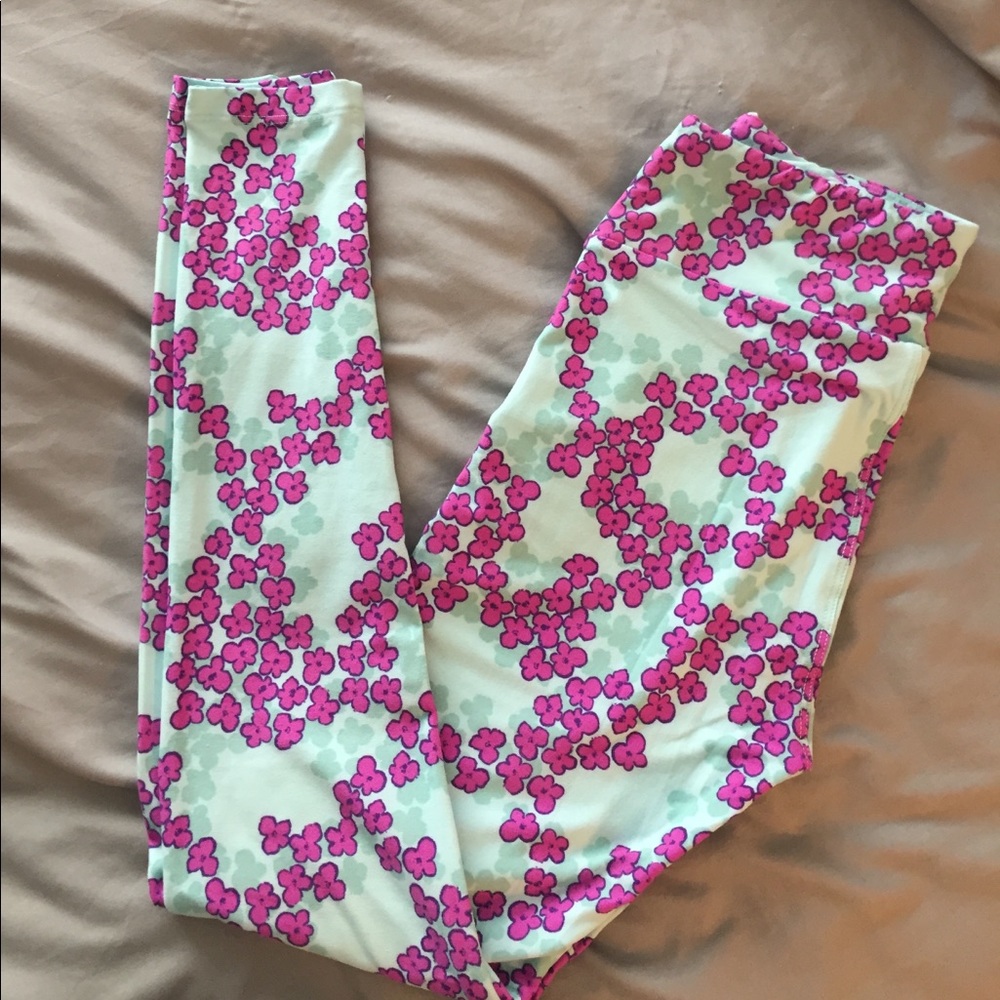 Lularoe OS Leggings Floral print